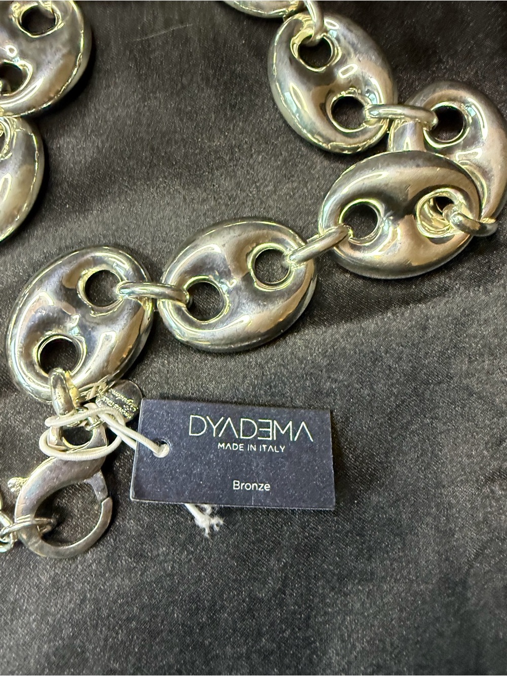 Dyadema Bronze Mariner Link Chain Made in Italy - Picture 4 of 4